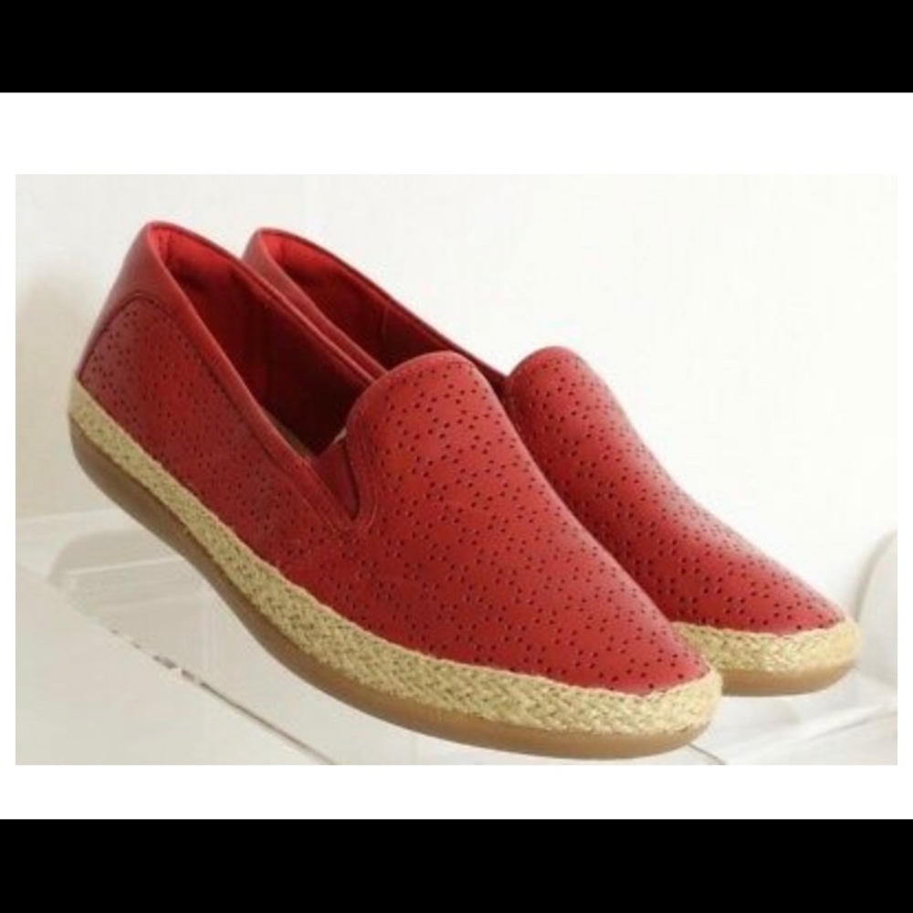 Clark’s Red Espadrilles